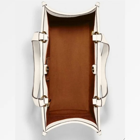 NWT Coach Dempsey Tote with Patch in Chalk - Picture 3 of 13